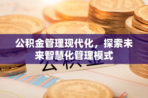 乌兰公积金管理现代化，探索未来智慧化管理模式