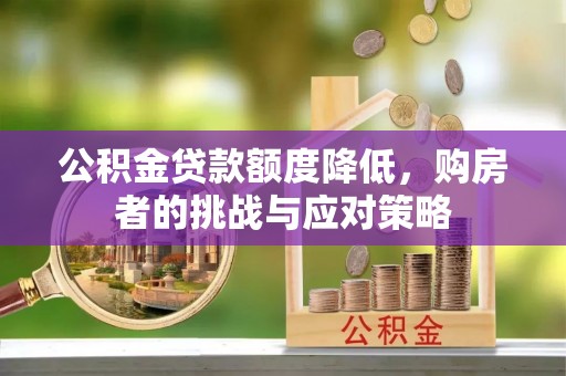 乌兰公积金贷款额度降低，购房者的挑战与应对策略