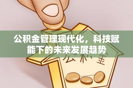 乌兰公积金管理现代化，科技赋能下的未来发展趋势